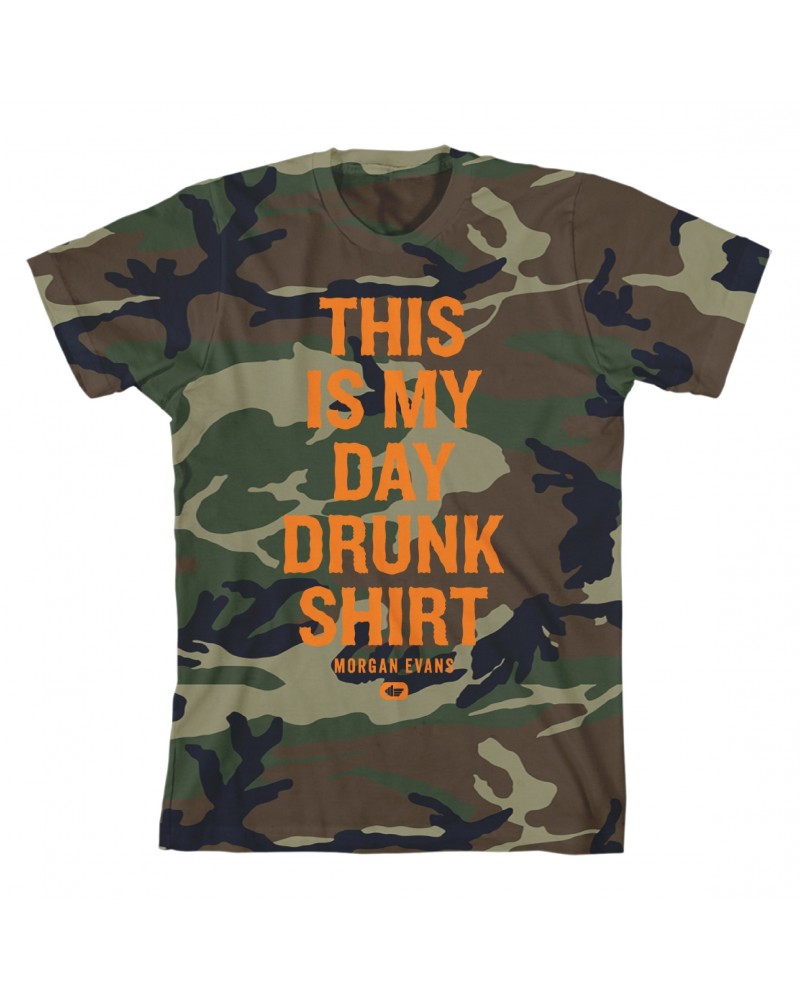 Morgan Evans Day Drunk Camo T-Shirt $9.02 Shirts