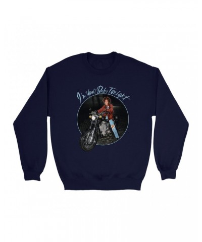 Whitney Houston Sweatshirt | I'm Your Baby Tonight Album Photo Design Distressed Sweatshirt $7.76 Sweatshirts