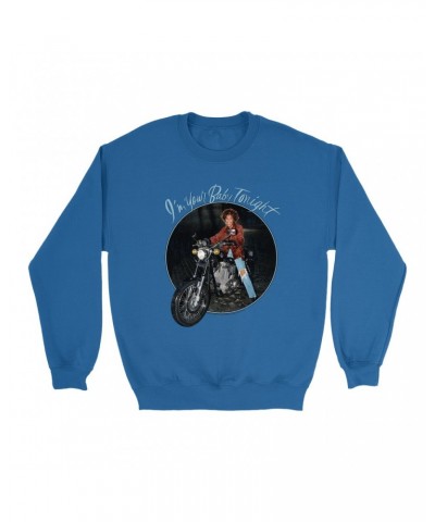 Whitney Houston Sweatshirt | I'm Your Baby Tonight Album Photo Design Distressed Sweatshirt $7.76 Sweatshirts