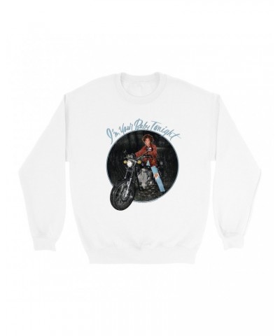 Whitney Houston Sweatshirt | I'm Your Baby Tonight Album Photo Design Distressed Sweatshirt $7.76 Sweatshirts