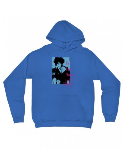 Whitney Houston Hoodie | I'm Every Woman Pink And Turquoise Inverted Design Hoodie $6.17 Sweatshirts