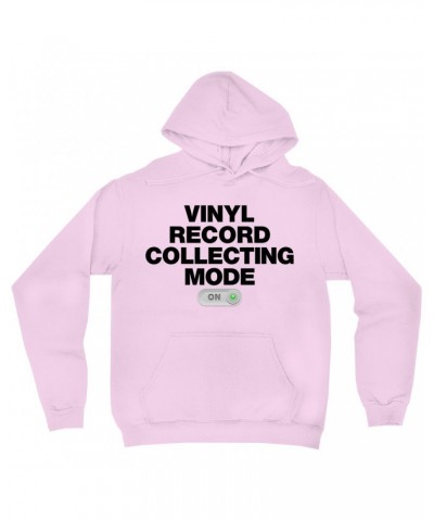 Music Life Hoodie | Vinyl Record Collecting Mode On Hoodie $13.56 Sweatshirts