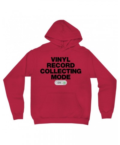 Music Life Hoodie | Vinyl Record Collecting Mode On Hoodie $13.56 Sweatshirts