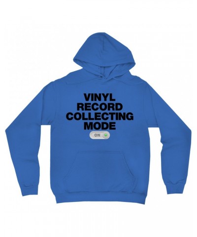 Music Life Hoodie | Vinyl Record Collecting Mode On Hoodie $13.56 Sweatshirts