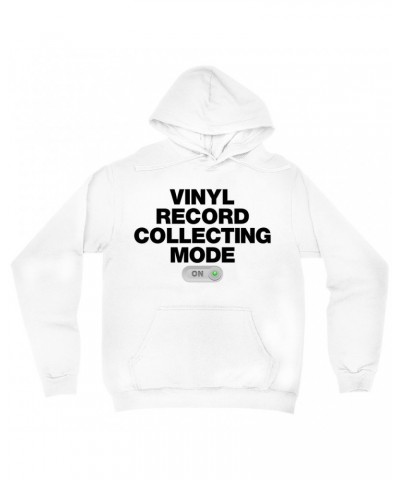 Music Life Hoodie | Vinyl Record Collecting Mode On Hoodie $13.56 Sweatshirts