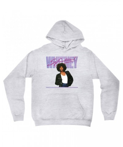 Whitney Houston Hoodie | So Emotional Album Cover Design Distressed Hoodie $5.07 Sweatshirts