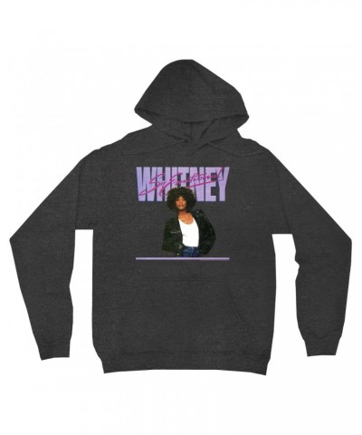 Whitney Houston Hoodie | So Emotional Album Cover Design Distressed Hoodie $5.07 Sweatshirts