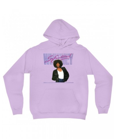 Whitney Houston Hoodie | So Emotional Album Cover Design Distressed Hoodie $5.07 Sweatshirts