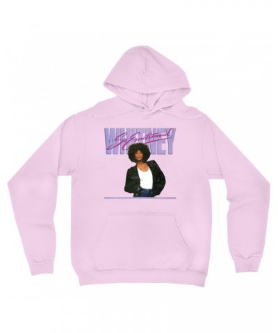 Whitney Houston Hoodie | So Emotional Album Cover Design Distressed Hoodie $5.07 Sweatshirts