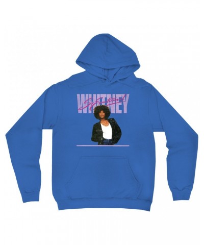 Whitney Houston Hoodie | So Emotional Album Cover Design Distressed Hoodie $5.07 Sweatshirts