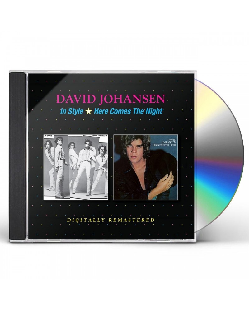 David Johansen IN STYLE / HERE COMES THE NIGHT CD $12.90 CD