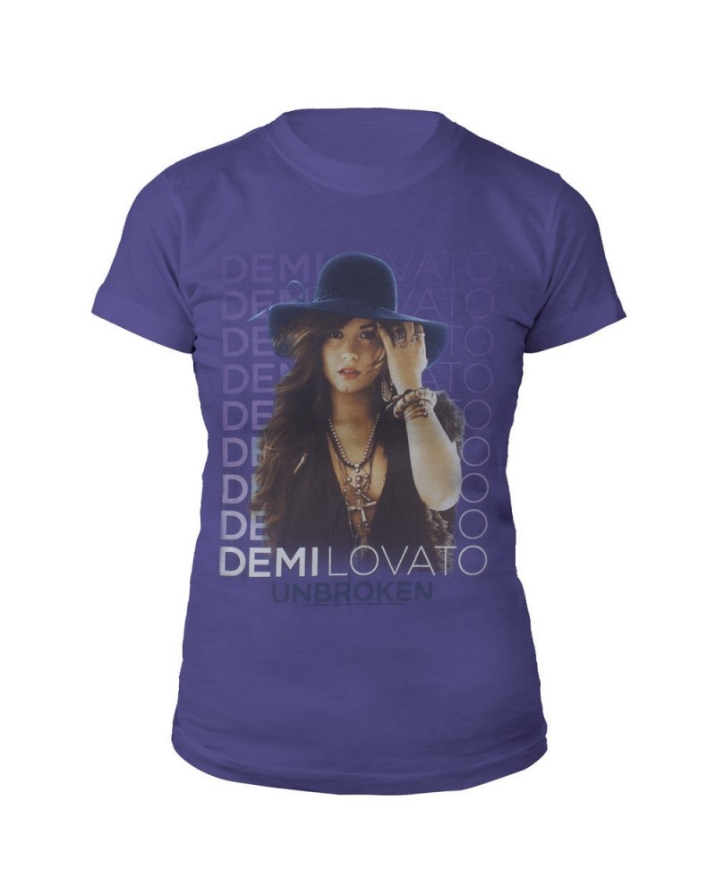 Demi Lovato Blue Hat Babydoll Shirt $5.27 Shirts