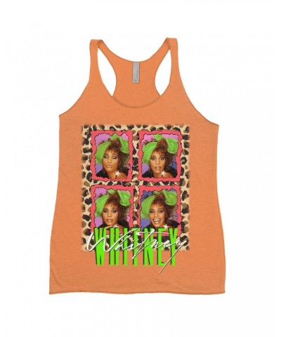 Whitney Houston Ladies' Tank Top | Leopard Pop Art Shirt $7.55 Shirts