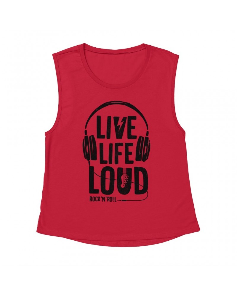 Music Life Muscle Tank | Live Life Loud Tank Top $9.44 Shirts