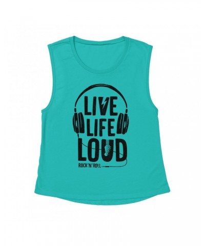 Music Life Muscle Tank | Live Life Loud Tank Top $9.44 Shirts