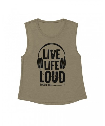 Music Life Muscle Tank | Live Life Loud Tank Top $9.44 Shirts