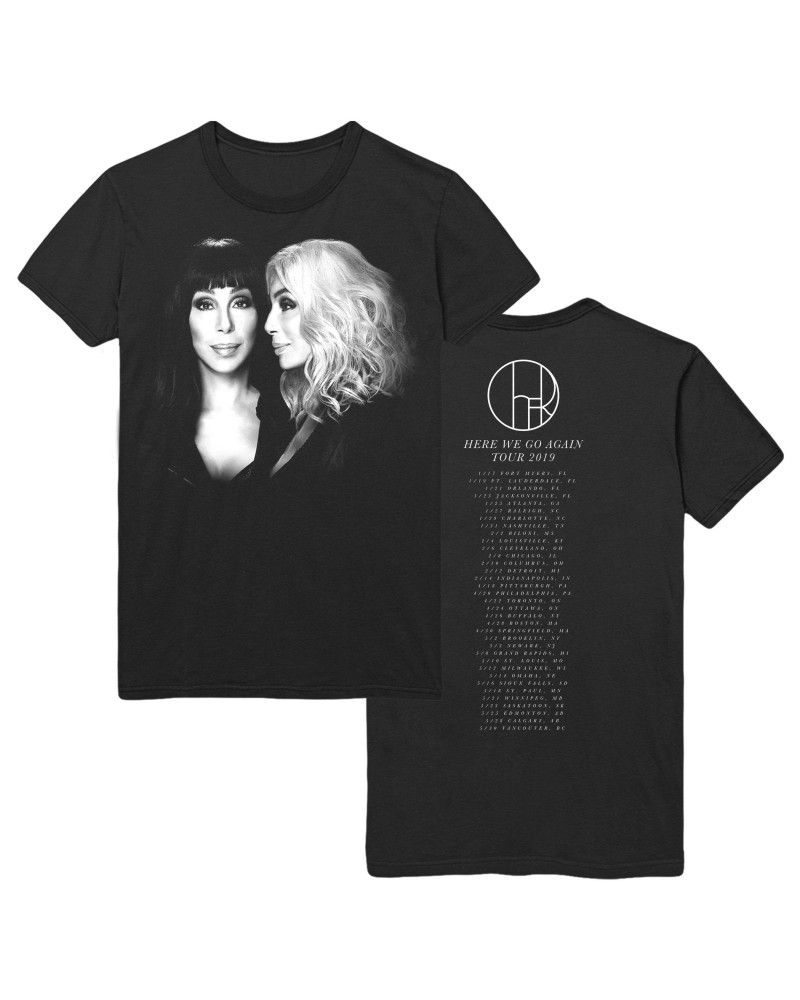 Cher Here we Go Again Tour Tee (Black) $9.86 Shirts