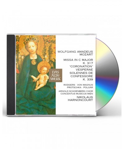 Nikolaus Harnoncourt MOZART: CORONATION MASS VESPERAE SOLENNES DE CONFE CD $14.40 CD