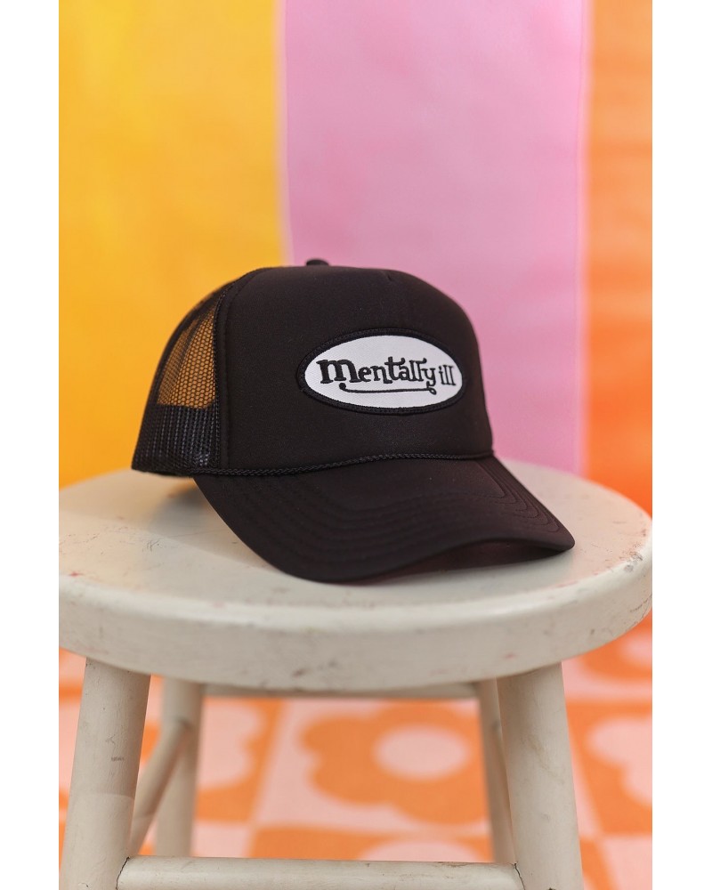 Aryia Mentally Ill Trucker Hat (Black) $5.58 Hats