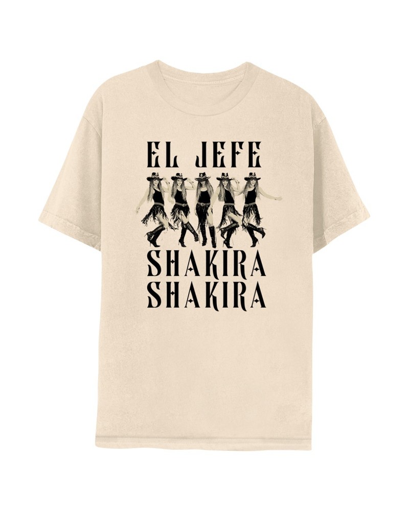 Shakira El Jefe Dancer T-shirt - Natural $5.57 Shirts