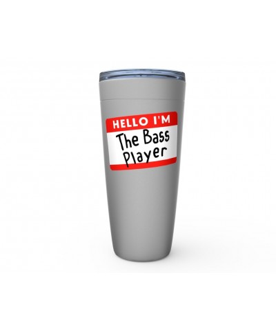 Music Life Viking Tumbler | Hello I'm The Bass Player Tumbler $7.99 Drinkware