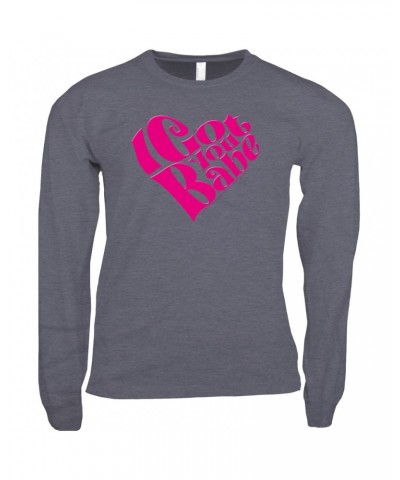 Sonny & Cher Long Sleeve Shirt | I Got You Babe Heart Image Shirt $10.80 Shirts