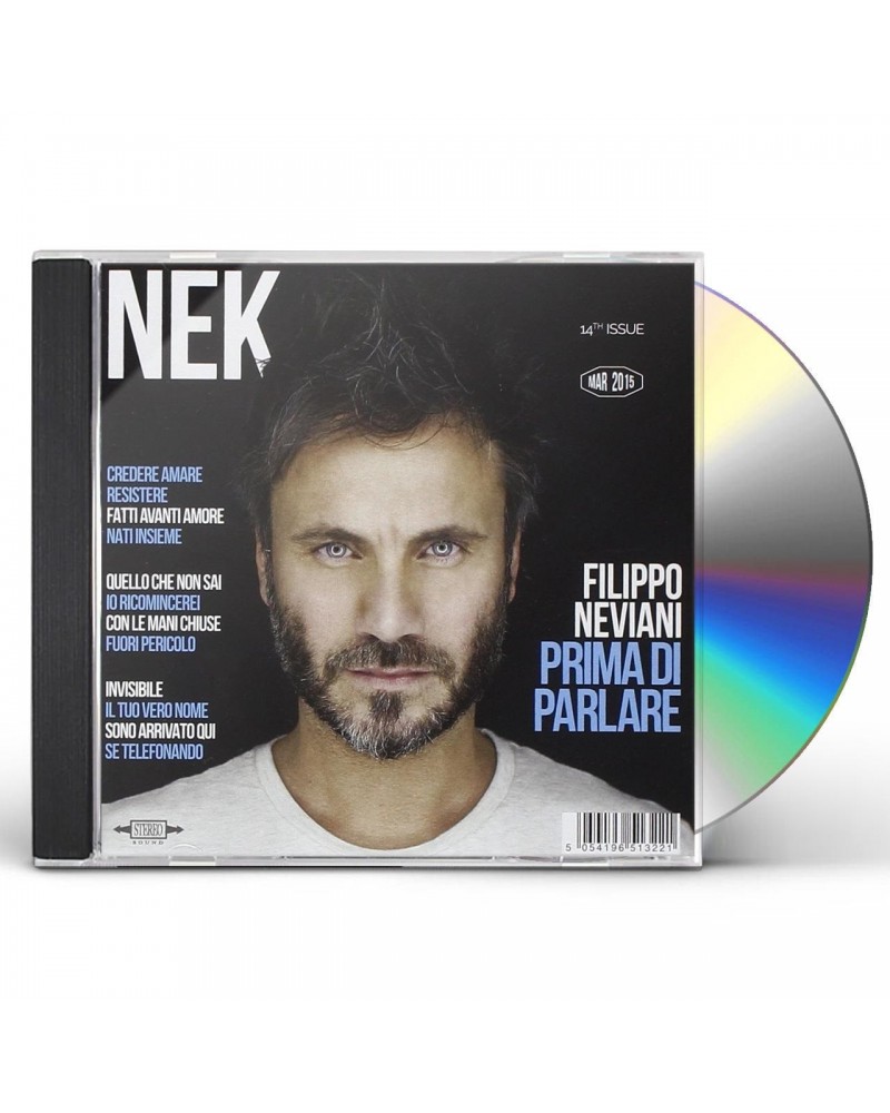 Nek PRIMA DI PARLARE CD $9.00 CD