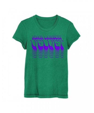 Adam Lambert Green Women's Flock Print Tee $8.04 Shirts