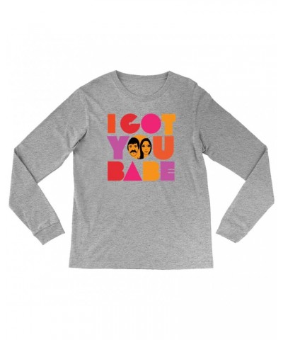 Sonny & Cher Long Sleeve Shirt | I Got You Babe Bright Logo Image Shirt $4.00 Shirts