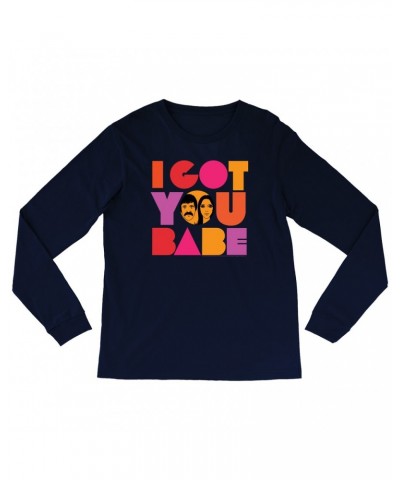 Sonny & Cher Long Sleeve Shirt | I Got You Babe Bright Logo Image Shirt $4.00 Shirts