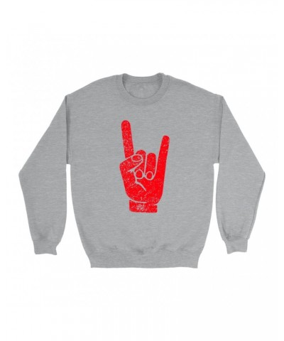 Music Life Sweatshirt | The Sign Of Metal Sweatshirt $7.98 Sweatshirts