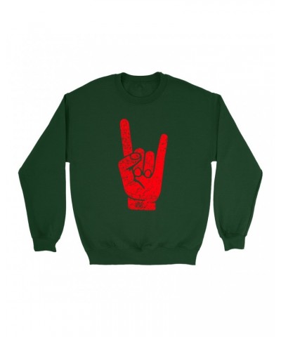 Music Life Sweatshirt | The Sign Of Metal Sweatshirt $7.98 Sweatshirts