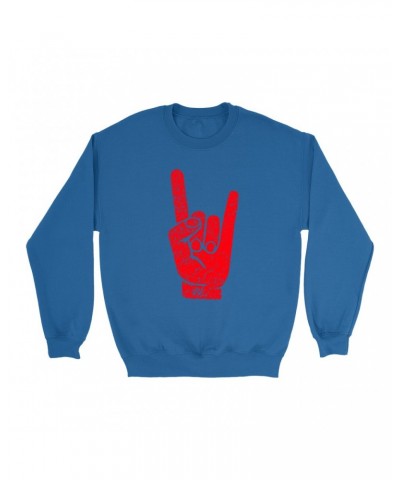 Music Life Sweatshirt | The Sign Of Metal Sweatshirt $7.98 Sweatshirts