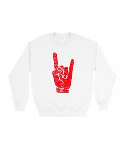 Music Life Sweatshirt | The Sign Of Metal Sweatshirt $7.98 Sweatshirts