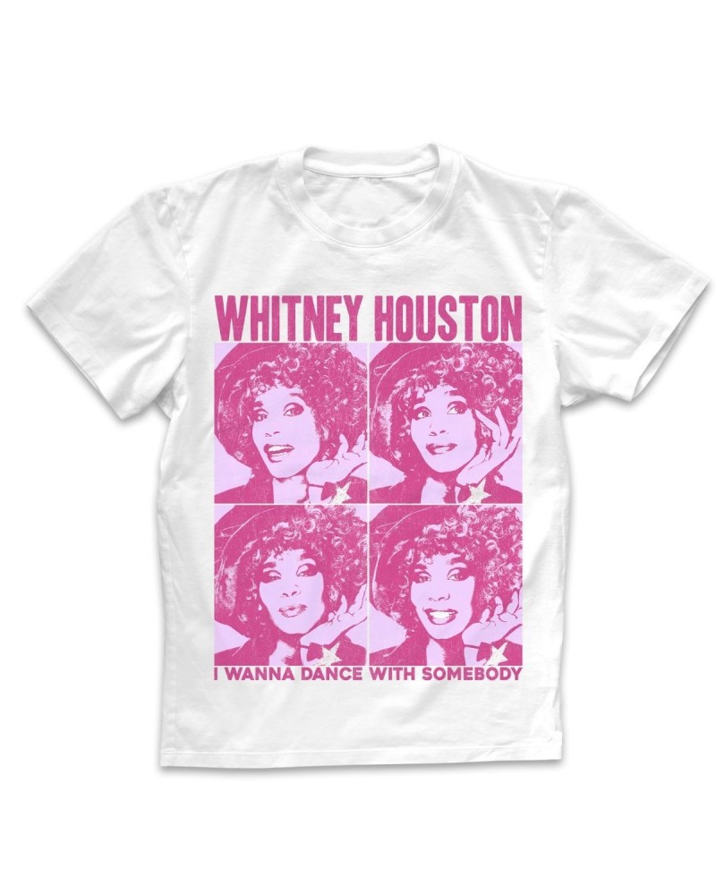 Whitney Houston I Wanna Dance Pop Art T-Shirt $10.62 Shirts