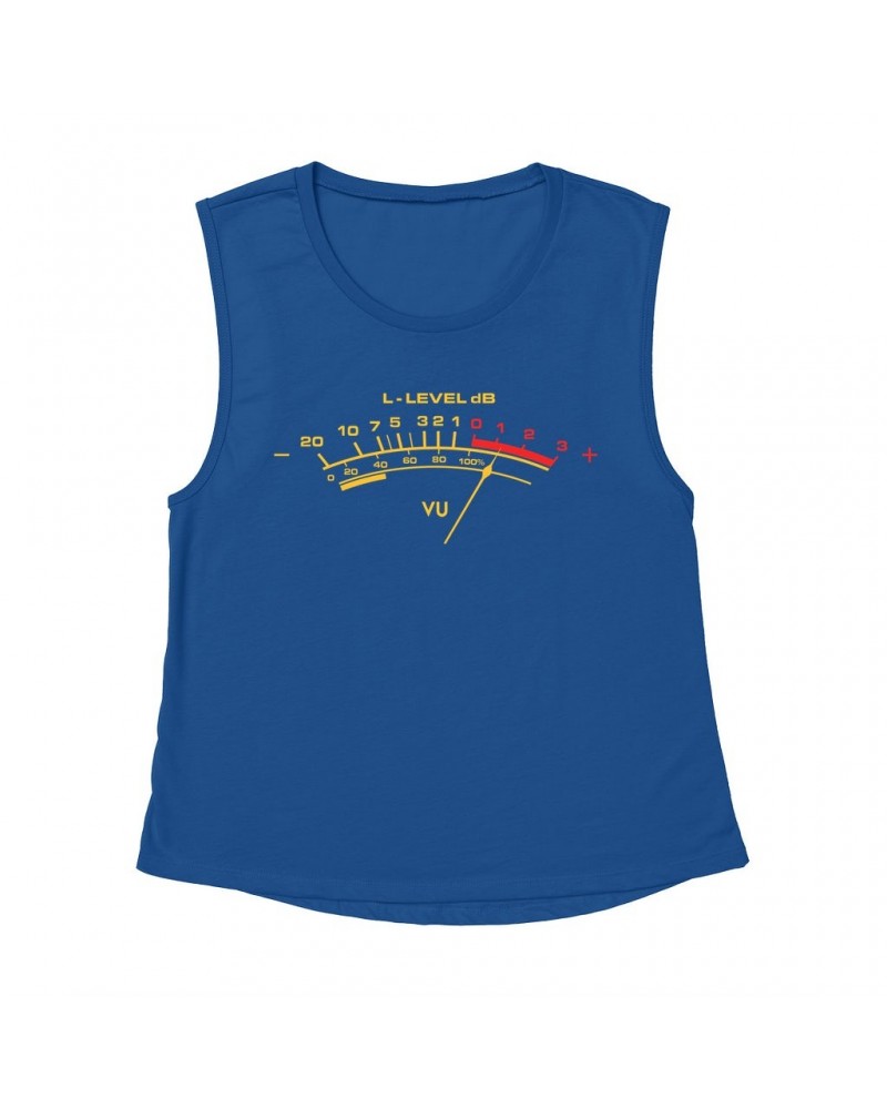 Music Life Muscle Tank | VU Audio Meter Tank Top $7.43 Shirts