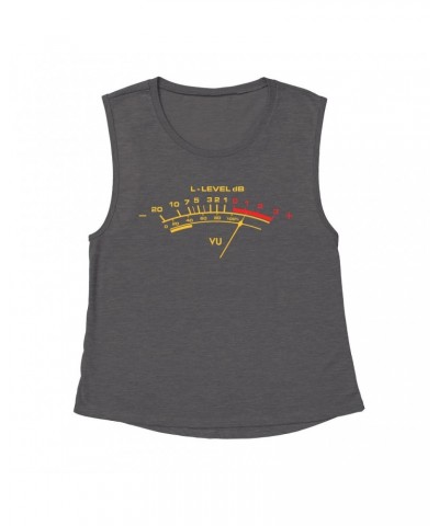 Music Life Muscle Tank | VU Audio Meter Tank Top $7.43 Shirts