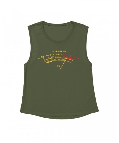 Music Life Muscle Tank | VU Audio Meter Tank Top $7.43 Shirts