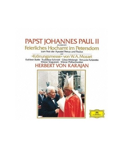 Herbert von Karajan FEIERLICHES HOCHAMT IMPETERSDOM (MOZ CD $9.40 CD