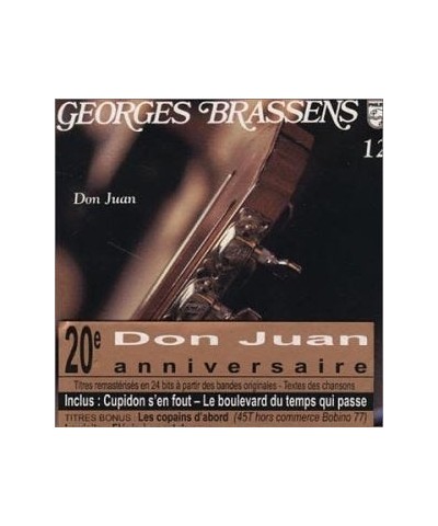 Georges Brassens DON JUAN 12 CD $10.44 CD