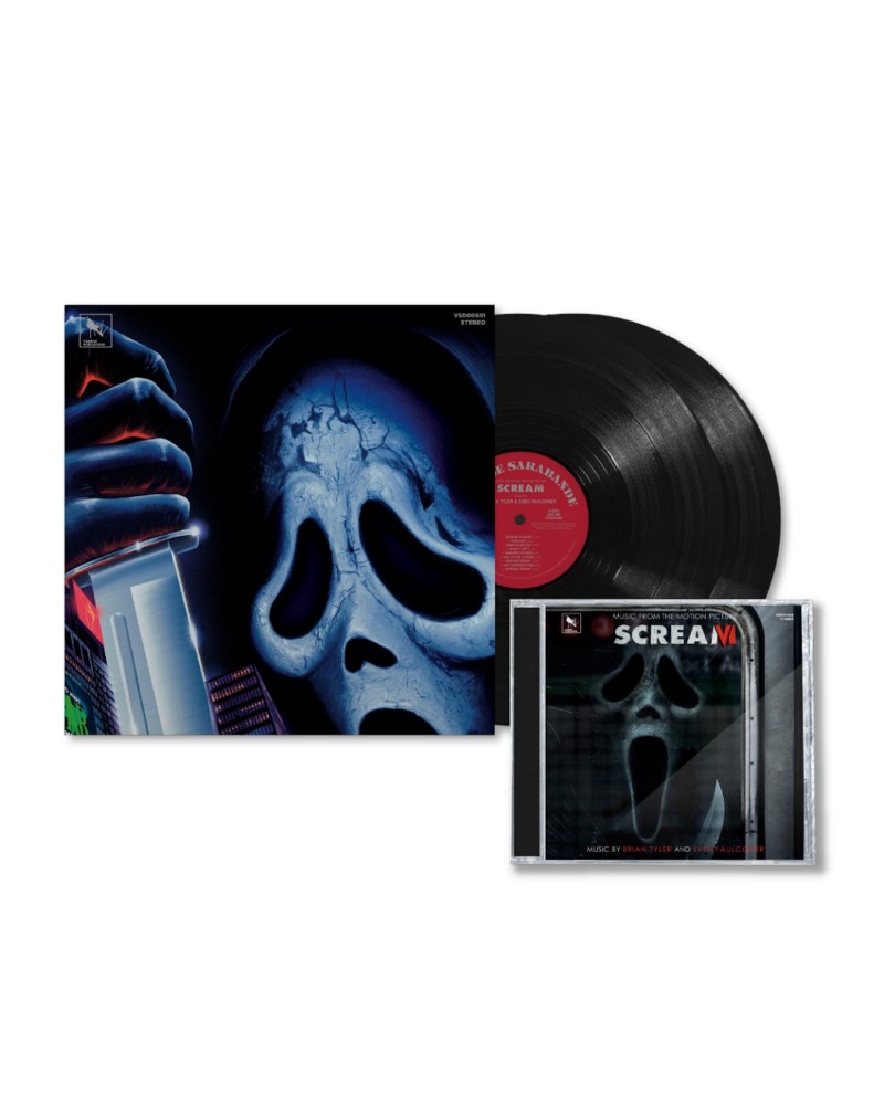 Brian Tyler & Sven Faulconer Scream VI - Music from the Motion Picture LP - Black) + 2 Disc CD Bundle $7.77 Vinyl