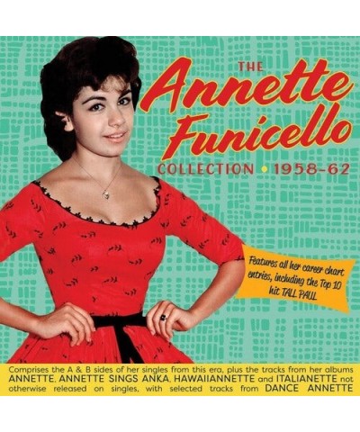 Annette Funicello SINGLES & ALBUMS COLLECTION 1958-62 CD $25.30 CD