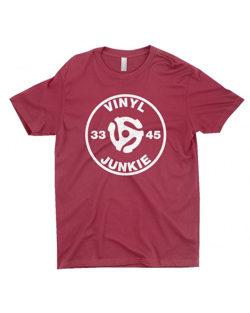 Music Life T-Shirt | Vinyl Junkie Shirt $8.99 Shirts