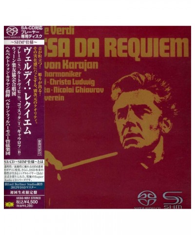 Herbert von Karajan VERDI: MESSA DA REQUIEM CD $2.96 CD