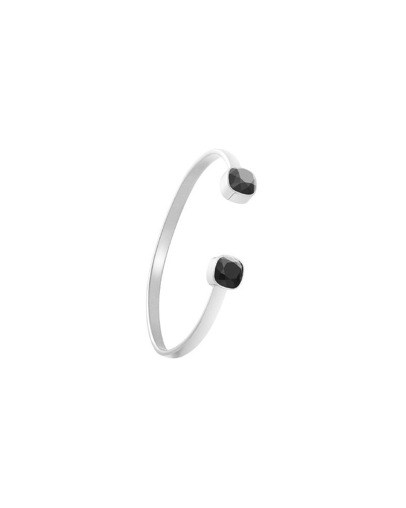 Sarah Brightman Stacking Bracelet Silver - Onyx $21.61 Accessories