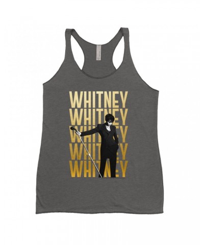 Whitney Houston Ladies' Tank Top | Whitney Whitney Whitney On Stage Design Shirt $7.20 Shirts