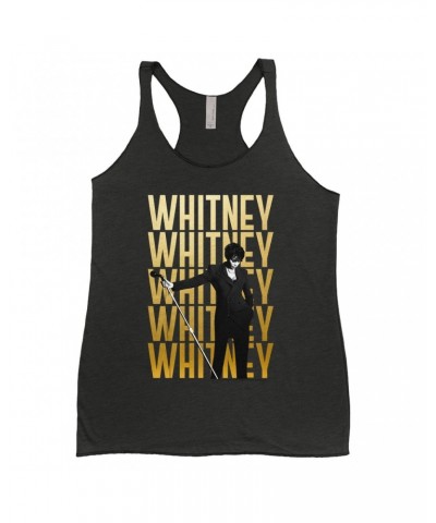 Whitney Houston Ladies' Tank Top | Whitney Whitney Whitney On Stage Design Shirt $7.20 Shirts