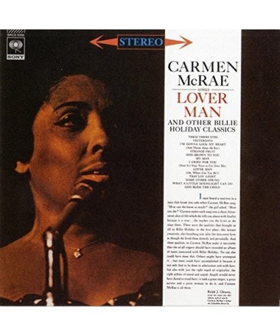 Carmen McRae SINGS LOVER MAN & OTHER BILLIE HOLIDAY CD $17.15 CD