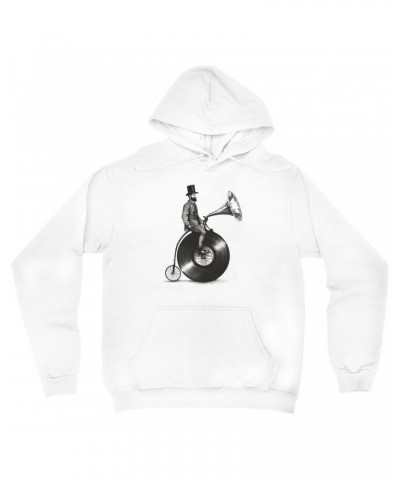 Music Life Hoodie | Riding The Gramophone Hoodie $8.84 Sweatshirts