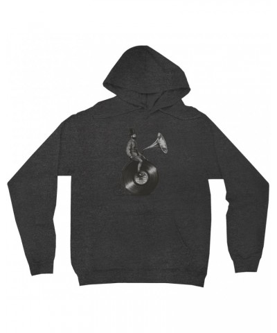 Music Life Hoodie | Riding The Gramophone Hoodie $8.84 Sweatshirts